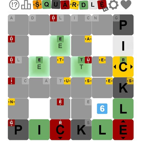 Squardle game